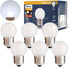 Globe Led Low Watt Light Bulbs 1.5W Equivalent 15 watt Soft White 6000k Frosted, Tiny G40 Bulbs for bed-side table, Vanity Mirror, Porch, Home Dec...