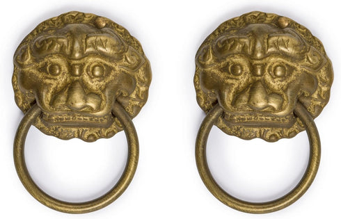 Lion's Roar Pulls 2 Inches - Set of 2 - Architectural, Interior Design, Furniture Cabinet Customization Hardware...
