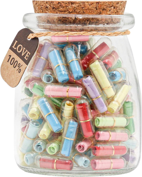 Capsule Letters Message in a Bottle - Cute Things Gifts for Boyfriend/Girlfriend - Love Letter for Anniversary, Birthday,Valentines Day, Mother's ...