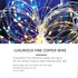 String Lights, Waterproof LED String Lights,2 Pack 20ft 60 LED Festival Decorations Crafting Battery Powered Copper Wire Starry Fairy Lights...