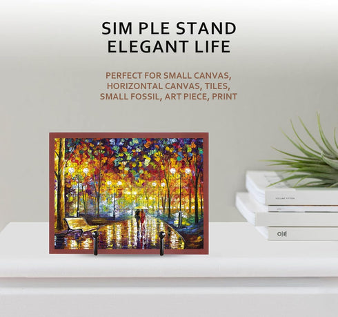 LIONWEI LIONWELI Decorative Plate Stand Holder Picture Frame Stand Easel Display Stand coook Book Stand...