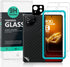 Ibywind 2 Pack Screen Protector For Asus ROG Phone 8 Pro 5G 6.78",9H Hardness Tempered Glass,With 1Pc Camera Lens Protector,1Pc Back Carbon Fiber ...