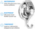 Heavy Duty Vacuum Suction Cup Hooks, Silver Plated Polished Super Suction for Kitchen Bathroom, 1 Pack...