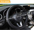 Leather Car Steering Wheel Cover for Men Women, Elastic, Breathable Anti-Slip, Universal 15 inch, (Black1)...