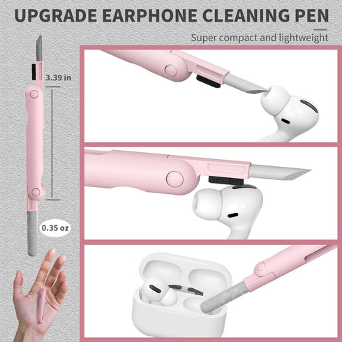 Laptop Cleaner, 7 in 1 Keyboard Cleaner Set, Computer MacBook Earphone Cleaning Kit, Tablet and Screen Dust Brush Including Soft Sweep, Swipe, 3 i...