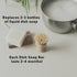 Solid Dish Soap Bar | Bergamot + Lime | Natural, Zero Waste Soap | Plastic-Free Dish Soap Block | USDA Certified Organic Ingredients | Vegan-Frien...