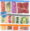 Lerine 14 Pack Dishwasher Safe Reusable Bags Silicone, Leakproof Reusable Freezer Bags, BPA Free Reusable Storage Bags for Lunch Marinate Food Tra...