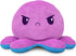 TeeTurtle Plushiverse - 4" Reversible Octopus Plushie - Purple and Blue - Cute Kawaii Soft Stuffed Animal...