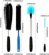 11 in 1 Fish Tank Aquarium Cleaning Brush Kit,Aquarium brushSutiable for Acrylic Fish Tank, and Plastic Fish Tank,Glass Fish Tank,Non Rusting,Fish...