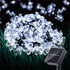 Outdoor Solar Flower String Lights Waterproof 50 LED Fairy Light Decorations for Christmas Tree Garden Patio Fence Yard Spring (Cool White)...