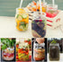 Encheng 12 oz Glass Jars With Lids And Bands,Clear Regular Mouth 12oz Mason Jars For Storage,Canning Jars For Caviar,Herb,Jelly,Jams,Honey,Dishwar...