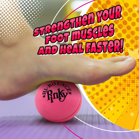 JA-RU Super Bounce Pinky Ball (1 Bouncy Ball) Outdoor Games & Indoor Playground Kids Toys. Massage Therapy Stress Balls. Sports Party Favors & Car...