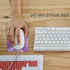 Small Mouse pad mall, only Takes up Mouse Space, Mini Travel Carry Washable Lycra Non-Slip Rubber Base, Office, Small Space, 5x6inches, Purple...