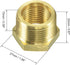 2 Pack 57480-1208 Brass Garden Hose Fitting, Pipe Adapter Connector, 3/4'' GHT Male * 1/2'' NPT Female Garden Hose Parts for Connectors Hose Conne...