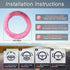 Fluffy Car Steering Wheel Cover,Steering Wheel Cover for Women Soft Plush Steering Wheel Cover Fashion Car Interior Decor Accessories Suitable for...