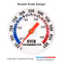 Stainless Steel Oven Thermometer for Electric/Gas Oven, Kitchen Cooking Grill Smoker Thermometer(50-300°C/100-600°F) (1)...