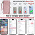 Defencase Compatible with iPhone 13 Pro Max Case Wallet with RFID Blocking Card Holder for Women Men, PU Leather Magnetic Snap Flip Zipper Strap W...