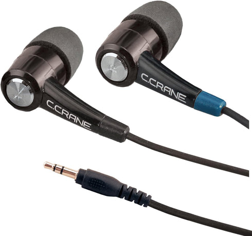 C. Crane CC Buds-Pro Full Stereo in-Ear Earbud Headphones – for Audio Books and Voice Clarity...