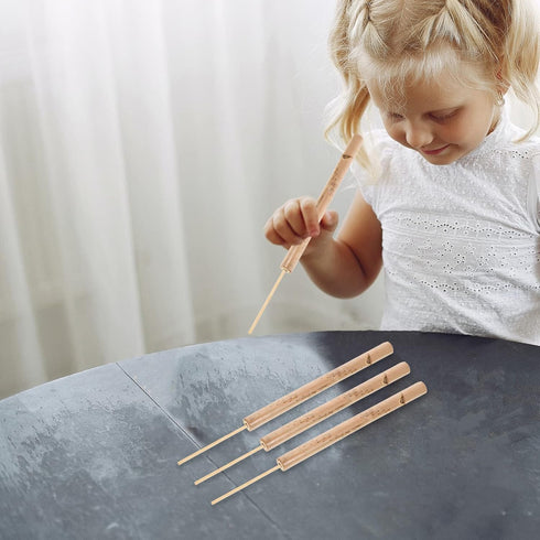 Toyvian Bird Whistle 4pcs Bamboo Slide Whistle Whistle Train Slide Whistle Children Noisemaker Musical Pleasant Voice Vocal Training Educational I...