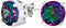 Unisex Black Mystic Rainbow Color-Changing Cubic Zirconia Solitaire AAA CZ Stud Earrings For Women .925 Sterling Silver - Round or Square Princess...