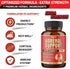 agobi 7in1 Adrenal Support Supplement - Concentrated Ashwagandha, Panax Ginseng, Rhodiola Rosea & More - 60 Capsules for 2 Month...
