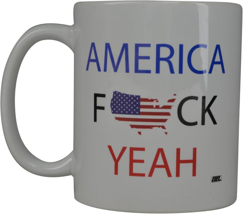 Rogue River Tactical Best Coffee Mug USA Flag American Patriot Novelty Cup Great Gift Idea For Men Dad Father Husband Military Veteran Conservativ...