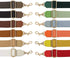 Allzedream Thick Purse Strap Wide Adjustable Replacement Crossbody Bag Handbag (Yellow-Leather tip)...