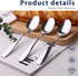 HANSGO 20PCS Stainless Steel Teaspoons, 5.8 Inch Dinner Spoons Dessert Spoons for Home Restaurant Kitchen...
