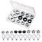 Zacro 18pcs Bike Wheel Axle Nut and Bicycle Hub Safety Washer Kit, M8 M9.5 M10 Bicycle Hub Flanged Axle Nuts, Bike Parts Accessories for Front and...