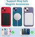 Universal Magnetic Ring, Magnetic Adapter Ring,Magnet Sticker Compatible with Magsafe Accessories & Wireless Charging for iPhone 15/14/13/12 Serie...