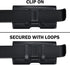 Holster for iPhone 15 Pro Max, 14 Plus, 13 Max, 12 Max, 11 Max, Xs Max, 8 Plus Leather Cell Phone Belt Holder Case with Belt Clip Pouch Carry Cove...