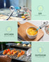 Butane Torch, RONXS Double Flame Kitchen Blow Torch Adjustable Refillable Cooking Torch Lighter with Continuous Flame for Creme Brulee, Baking, BB...