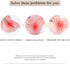 4 Pairs Ball of Foot Cushions Forefoot Cushion Pads for Women High Heels Reusable Metatarsal Foot Pads for Pain Relief Invisible Honeycomb Fabric ...