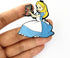 TV Movies Alice Wonderland Cheshire Cat Pins, Cosplay Environmental Zinc Alloy Metal Breastpin, Gifts for Women and Men (2)...