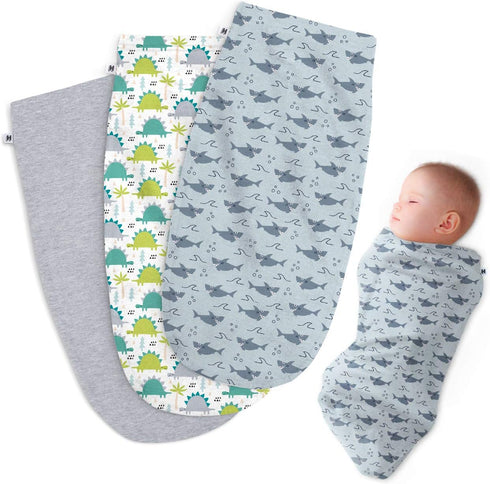 Henry Hunter Baby Swaddle Sack | The Simple Swaddle | Soft Stretchy Cotton Swaddles for Newborns | Baby Swaddles 0-3 Months, Swaddle Blankets for ...