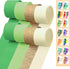 Crepe Paper Streamers 656ft 8 Rolls, Pack of Green, White and Gold Party Streamers for Birthday Wedding Baby Bridal Shower Decorations Christmas C...