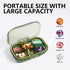 Sukuos 6 Compartments Travel Pill Organizer, Portable Daily Pill Box for Purse Pocket, Easy to Open Small Pill Case for Medicine, Fish Oil, Vitami...