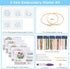 ERKOON 5 Set Embroidery Kit for Beginners, Cats and Dogs Embroidery Sarter kit, Animal Embroidery set for Adult Kids, DIY Cross Stitch Kits with P...