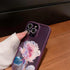 Compatible with iPhone 14 Pro Max Phone Case with Glitter Bling Camera Lens Protector for Women Girls Cute Fairy Rose Flower Clear Protective Cove...