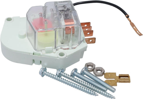 Supplying Demand W10822278 482493 Refrigerator Defrost Timer Replacement 120V 50/60Hz White