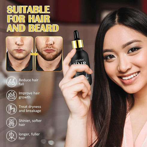 5% Minoxidil Hair Growth Serum,Minoxidil Hair Growth, Hair Loss and Hair Regrowth Oil With Biotin Hair Regrowth Treatment for Scalp Hair Loss Hair...