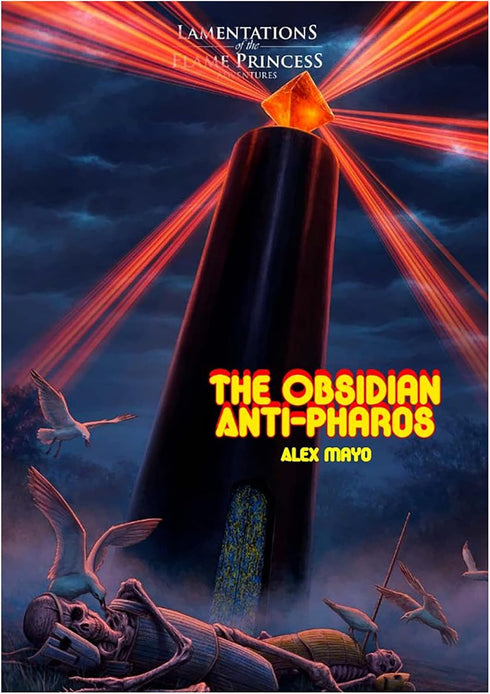 The Obsidian Anti-Pharos - RPG Booklet, 24 Page Black & White A5-Sized Booklet, Occult Mystery Set in 1631, Lamentations Of The Flame Princess Rol...