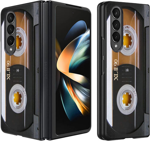 for Samsung Galaxy Z Fold 3 Phone Case, Slim Fit Hard PC Shockproof Drop Folding Stylish Protective Case for Samsung Galaxy Z Fold 3 5G 2021, Vint...