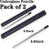 Underglaze Pencils for Pottery, Pack of 2 (Black),Underglaze Pencils for Pottery,Underglaze PencilBlack,Glaze Pencil Decorating Under Glaze Cerami...