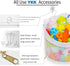 Baby Bath Toy Organizer, Quick Drying and Mould Proof, Corner Hang-Suspension Holder, Large Capacity Multi Use Shower Caddy (White)...