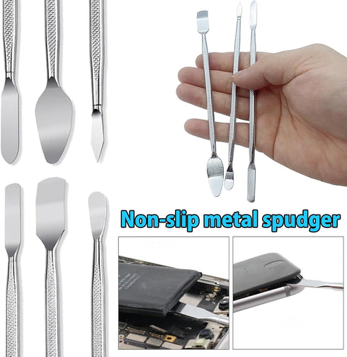 19 in 1 Electronics Repair Tool Kit, Spudger Pry Opening Tool Screwdriver Set for iPhone, Laptop, iPad, Cell Phone, MacBook, Tablet, Computer, Ele...
