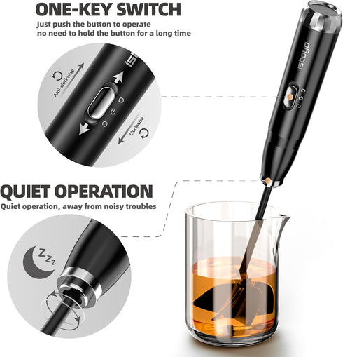 ISTOYO Premium Resin Mixer, Handheld Battery Epoxy Mixer for Saving Your Wrist, Epoxy Resin Mixer Pro, Resin Stirrer for Resin, Resin Molds, Silic...