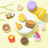 KitBeads 10pcs Silicone Food Beads Mixed Styles Cookie Pizza Donut Beads Rubber Burger Food Focal Beads for Jewelry Making Keychain Bulk...