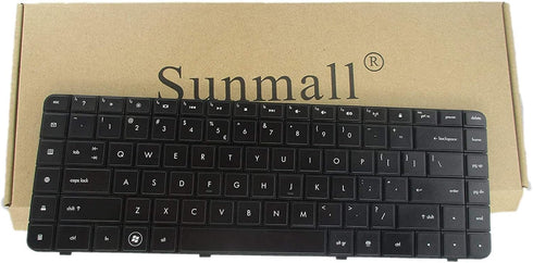 Replacement Keyboard with Ribbon Cable Compatible with HP Compaq Presario CQ62 G62 G56 CQ56 Series Compatible with Part Number 595199-001 613386-0...