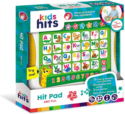 Kids Hits Educational Toddler Hit Pad - ABC Fun, Learning Toy for 3 Years Plus...